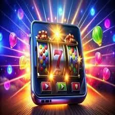 Pengguna membaca FAQ dengan latar neon modern di platform slot789